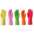 Czyste lateksowe gumowe rękawiczki domowe rękawiczki gospodarstwa domowego